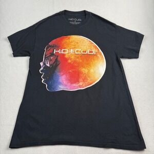 Kid Cudi Man on the Moon The End of Day Black Graphic T-Shirt Mens Medium M
